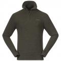 Herren Ulriken Wollpullover Dark Green Mud