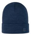 Merino Heavyweight Beanie solid night blue
