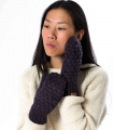 Damen Queen Fäustlinge aubergine