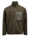 Herren Flok Wool Pile Fleecejacke Forest Green