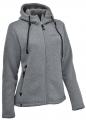 Sports Damen Chieming - Strickfeecejacke mit Kaputze light grey
