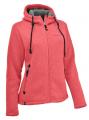 Sports Damen Chieming - Strickfeecejacke mit Kaputze coral