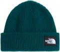 Salty Lined Beanie Pacific Teal