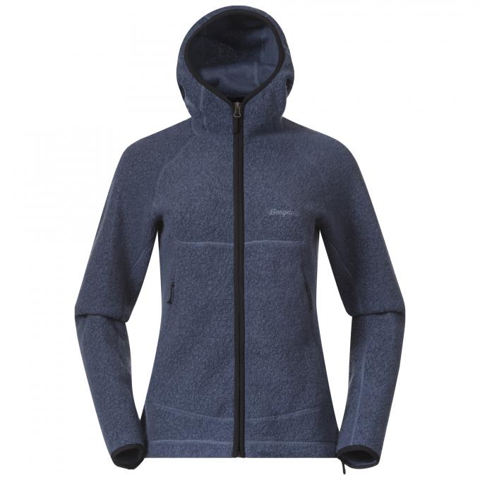 Bergans Damen Vaagaa Merino Terry Midlayer Jacke