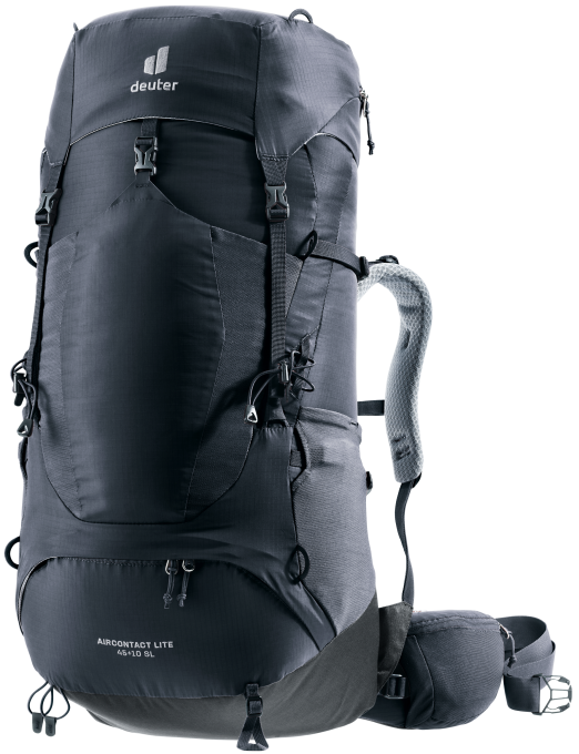 Deuter Aircontact Lite 45 + 10 SL Trekkingrucksack (Volumen 45+10 Liter/ Gewicht 1,54 kg/ Rückenlänge 35-56 cm)