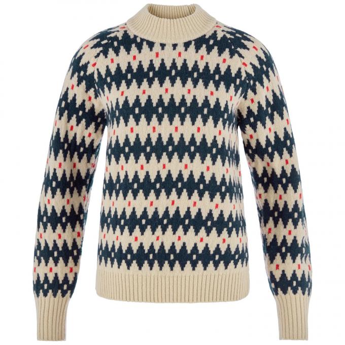 Fjällräven Damen Övik Jacquard Knit Pullover