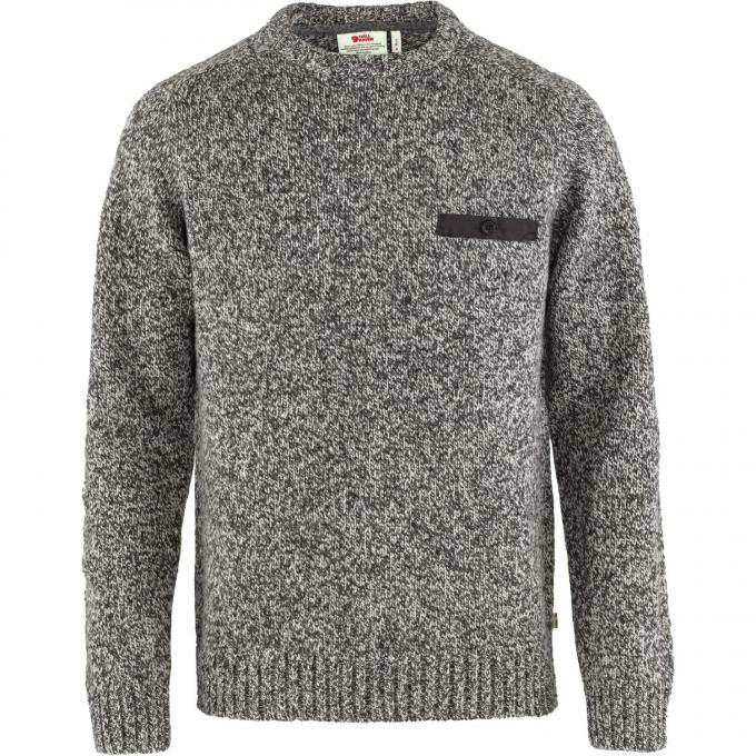 Fjällräven Herren Lada Rundhals-Wollpullover