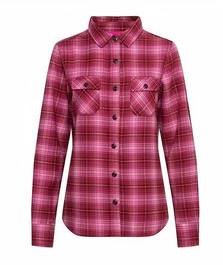 Narsaq Damen Saarlog Plaid Flannelhemd